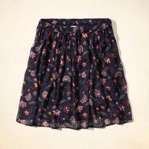 Hollister High Rise Floral Skirt